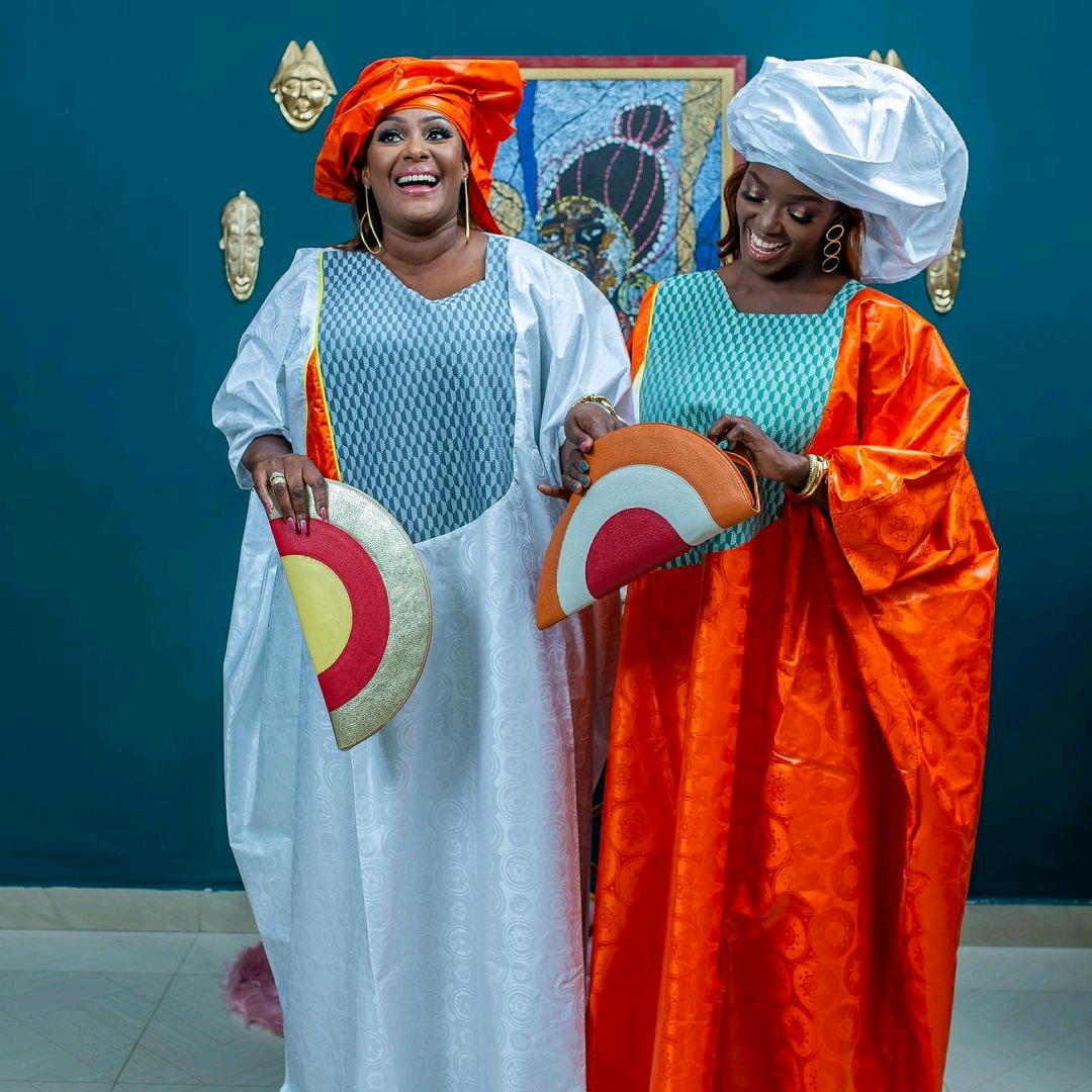Les actrices Adja & Fatou Jupiter en mode Tabaski