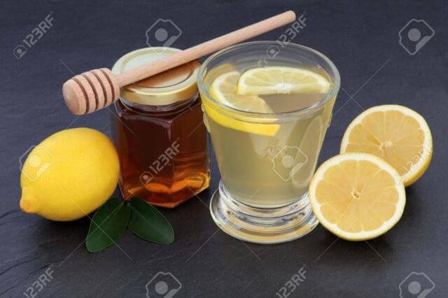 mélange miel, citron