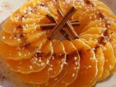 Salade d’orange au miel et à la cannelle