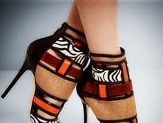 Chaussures en wax pour femmes Chaussure en wax pour femme