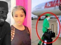 Vidéo- Adji Sarr en route pour quitter le pays Adji Sarr quitter le pays