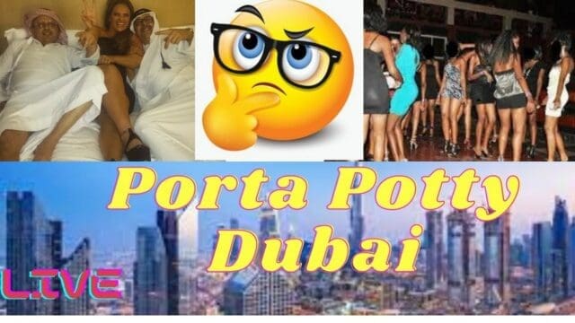 Dubai-Porta-Potty toillette publique