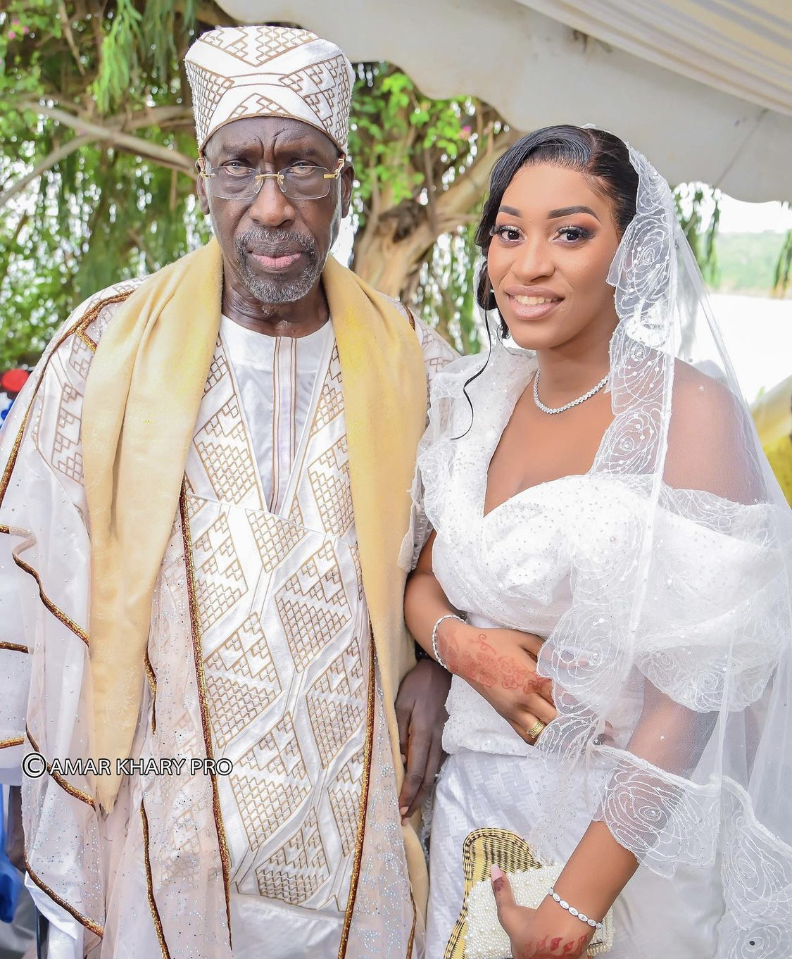 mariage de Chérif Diop de la TFM et la Fille de Abdoulaye Makhtar Diop