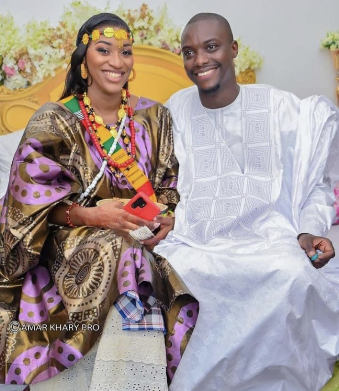 mariage de Chérif Diop de la TFM et la Fille de Abdoulaye Makhtar Diop