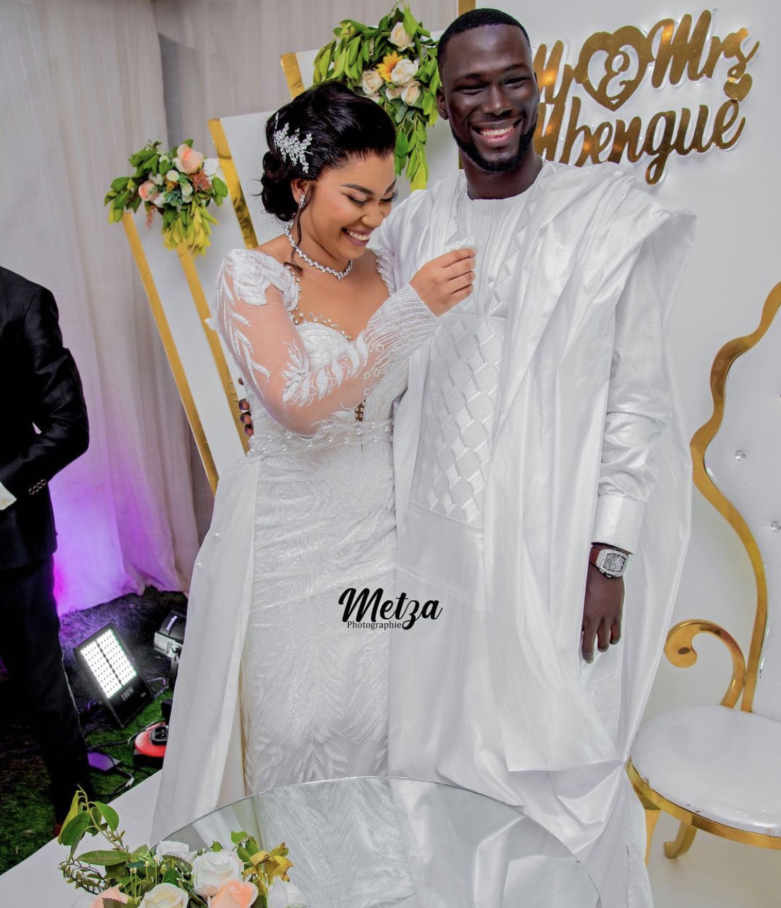 Mariage actrice Mamie Louise Ndiaye et son mari