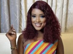 La radieuse Amina dans une sublime tenue traditionnelle en tissu bazin