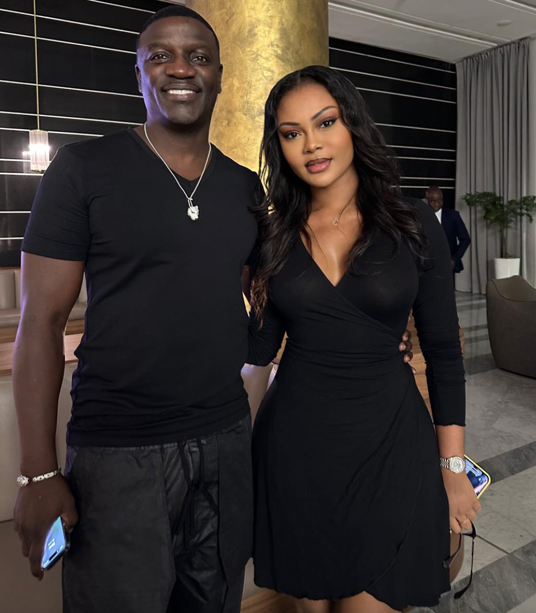 Akon et Marie Paule Adje