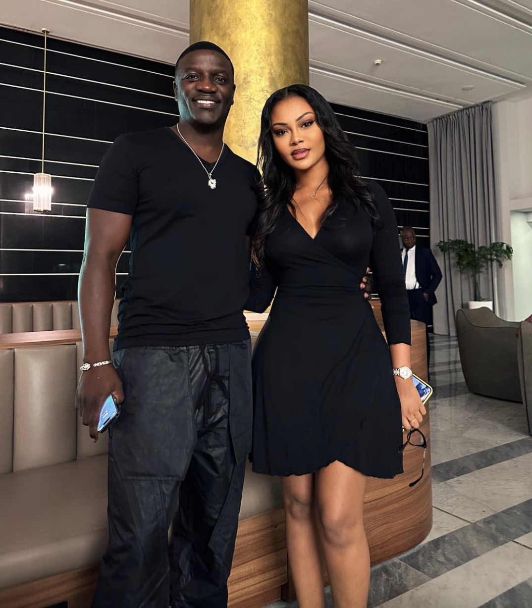 Akon et Marie Paule Adje