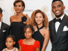 Lynn Eto’o fille du footballeur Samuel Eto’o famille Samuel Eto'o Lynn Eto'o fille