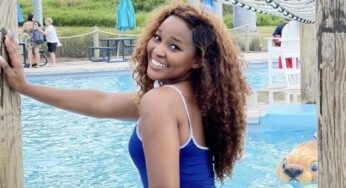 Sandra Okunzuwa : Beauté Éblouissante en Maillot de Bain