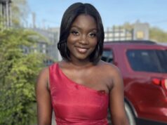 Ndeye Marie Éblouissante : Robe Magnifique Créée par son Mari Moussa Ndeye Marie actrice série sénégalaise Karma