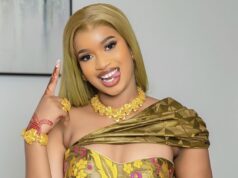 Ndeye, l’élégante Mme Niang en mode bazin : une silhouette sublimée par la tradition