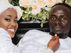 Bonne nouvelle pour le football sénégalais Sadio Mané et sa femme