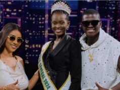 Mame Fama Gueye, Miss Sénégal 2024, en Compagnie des Acteurs Racky Aidara et Dj Kheucha (Photos)