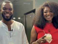 Mia Guissé et l’Animateur Momo : Une Complicité Radieuse (Photos)