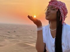 Aicha Sall, l’actrice de « Emprises », rayonnante dans le désert de Dubaï !