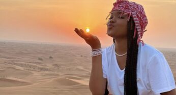 Aicha Sall, l’actrice de « Emprises », rayonnante dans le désert de Dubaï !