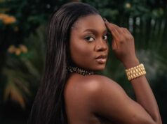 Yakhara Gueye, l’actrice radieuse, sublime en tenue wax colorée