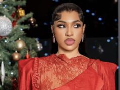 Diarietou Sow Éblouissante dans une Magnifique Robe Rouge