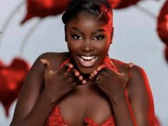 Fatou Ndiaye éblouissante : une beauté ébène resplendissante en robe rouge (Photos) Fatou Ndiaye éblouissante
