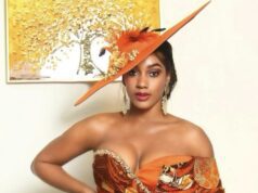 Julia Samantha éblouit dans une magnifique robe wax (Photos)