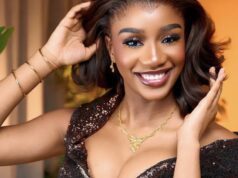 La pétillante jeune actrice Kiné Ndiaye sublime dans cette robe de cérémonie (Photos)