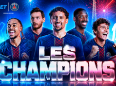 Ici c’est Paris : le Paris Saint-Germain est champion deLigue 1 pour la cinquième année consécutive ! 1xbet